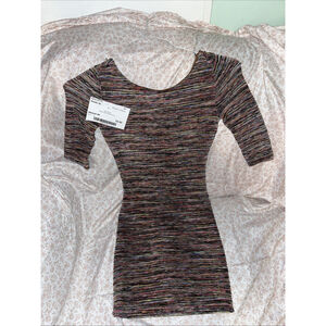 Lily Rose Multi Color Stripped Dress